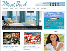Tablet Screenshot of miamibeach-usa.com